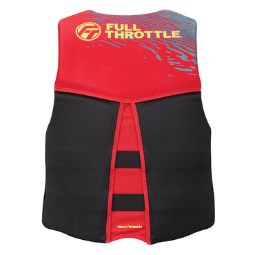 Full Throttle Mens RapidDry FlexBack Life Jacket  M  RedBlack 14250010003026