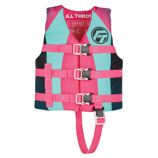 Full Throttle Nylon Life Jacket  Child  Pink 11220010500126