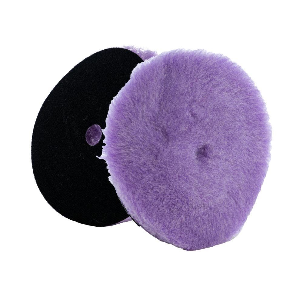 Lake Country Purple Foamed Wool BuffingPolishing Pad wCenter Hole 75 x 1 584275LC