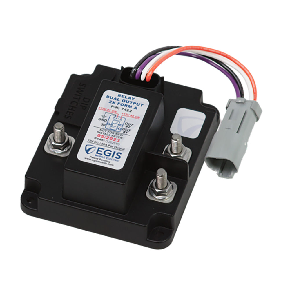 Egis TH3 Dual Relay 2 x 80A  12V 7422