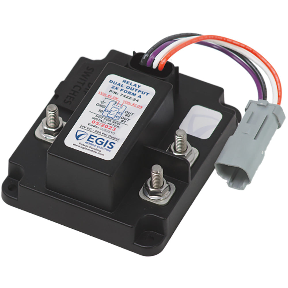 Egis TH3 Dual Relay 2 x 80A  24V 742224