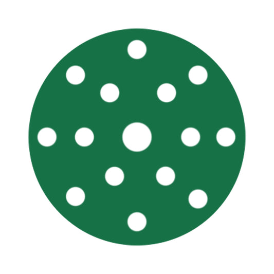 RUPES PROCUT Film Abrasive Discs 150mm 6  15 Holes  P120 Grit Box of 50pcs 945FD120