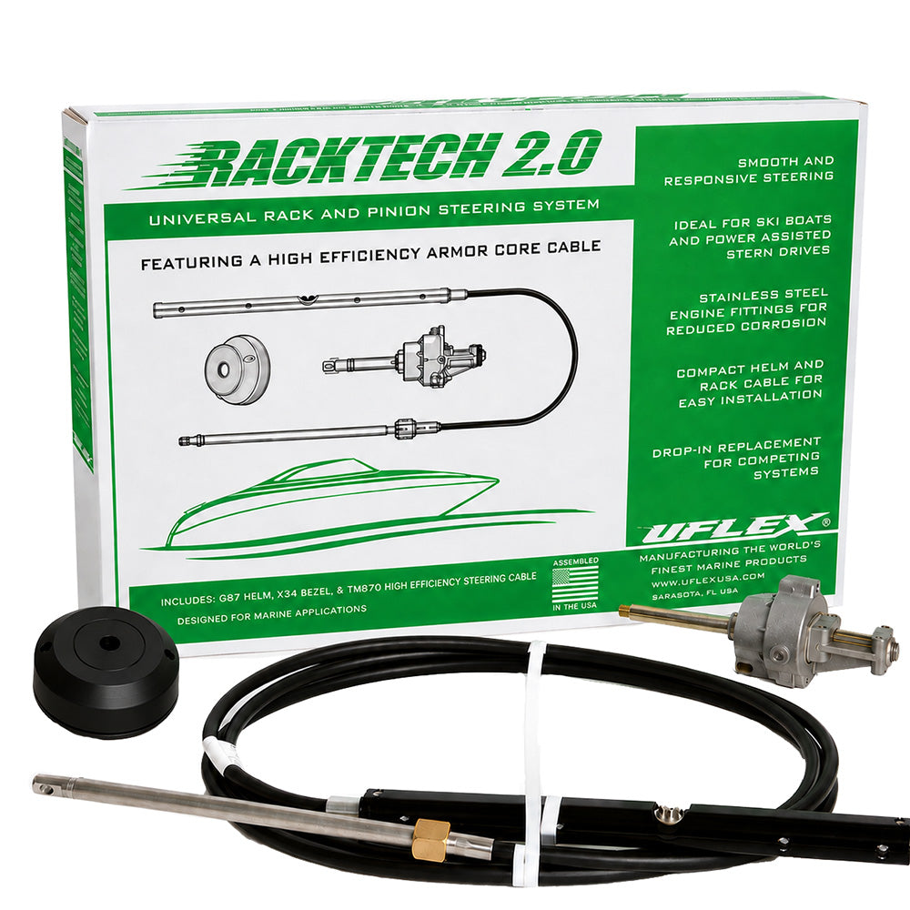 Uflex Racktech  20 High Efficiency Rack  Pinion System Kit  19 Cable RACKTECH2019