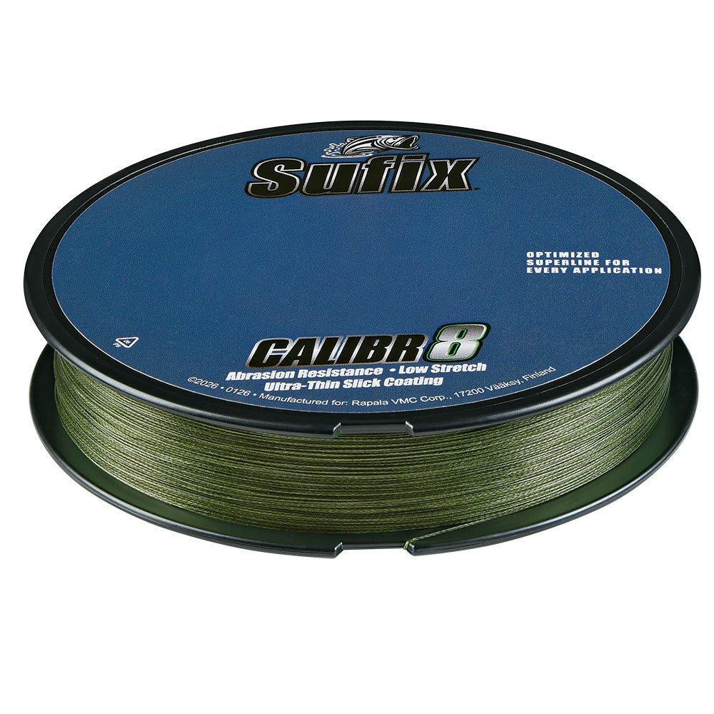 Sufix Calibr8 Braid 150yds 65lb  Low Vis Green 694065G