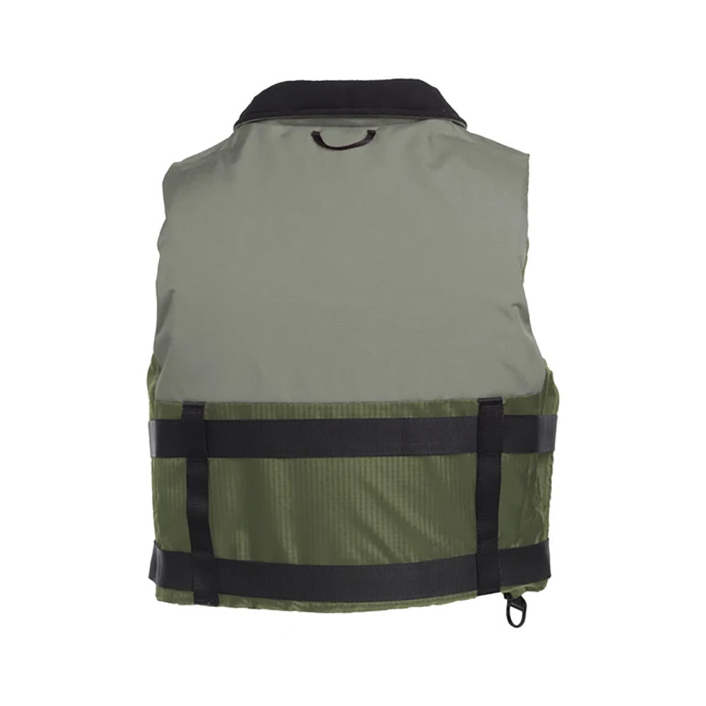 Mustang Accel Foam Vest  GreenGrey  Large MV4627833L
