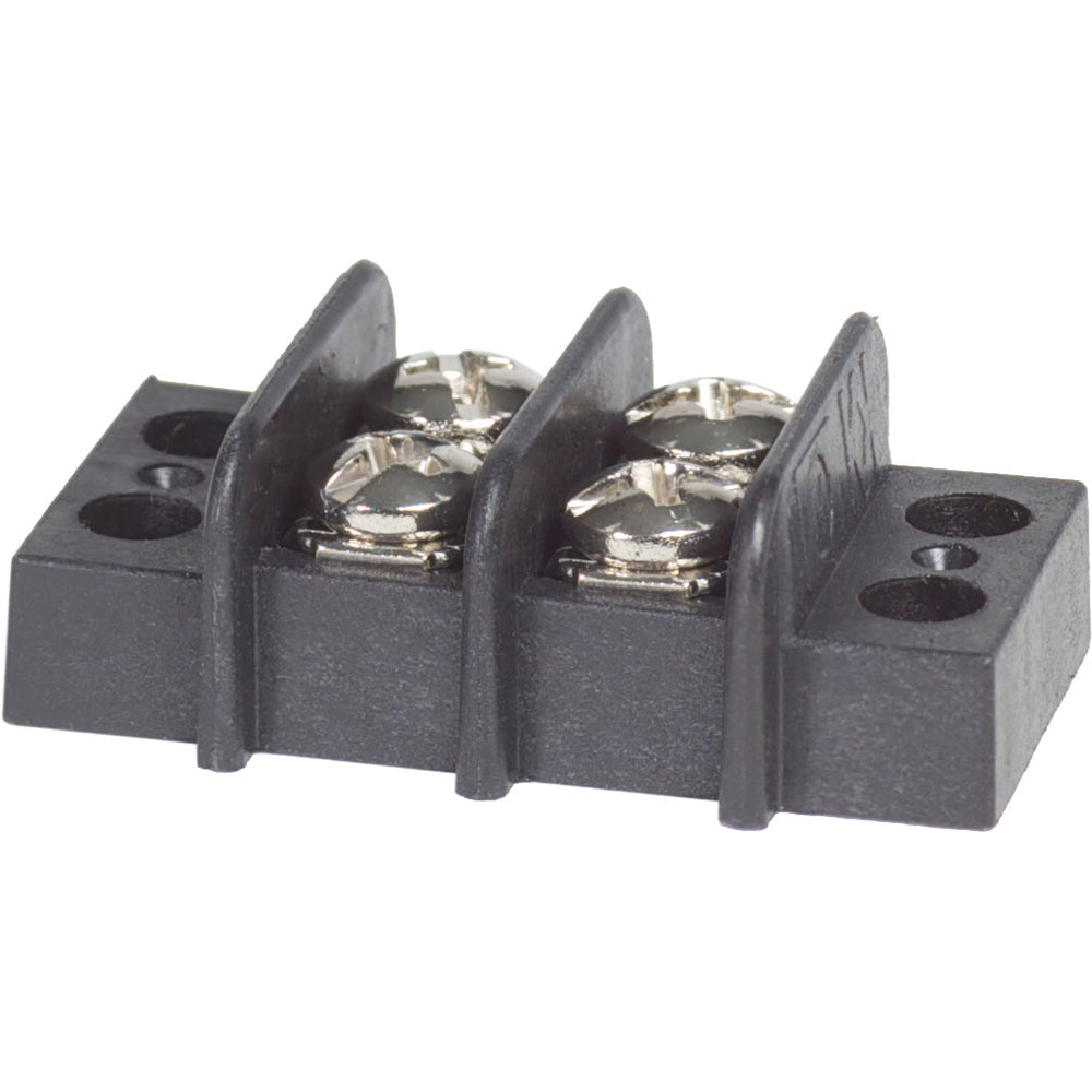 Blue Sea 2402 Terminal Black 20AMP  2 Circuit 2402