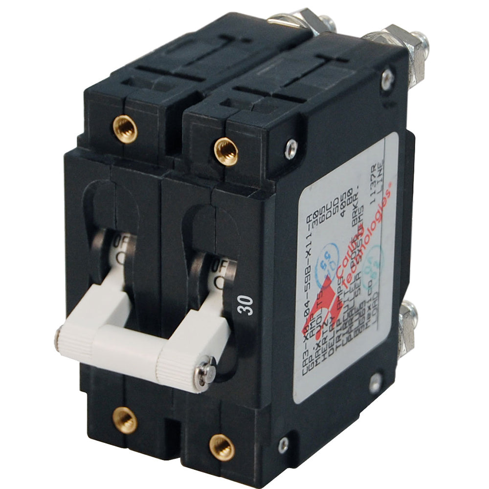 Blue Sea 7365 CSeries Double Pole Circuit Breaker  30A 7365