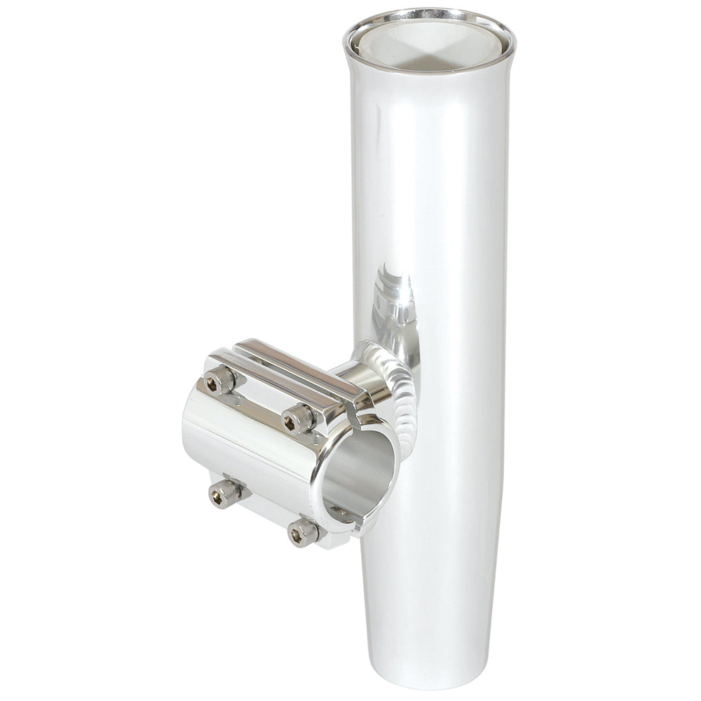 Lees ClampOn Rod Holder  Silver Aluminum  Horizontal Mount  Fits 1050 OD Pipe RA5201SL