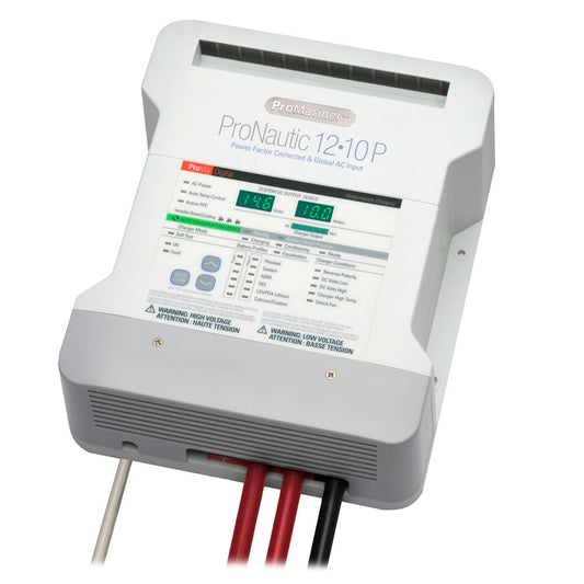 ProMariner ProNautic 1210P 10 Amp 2 Bank Battery Charger 63110