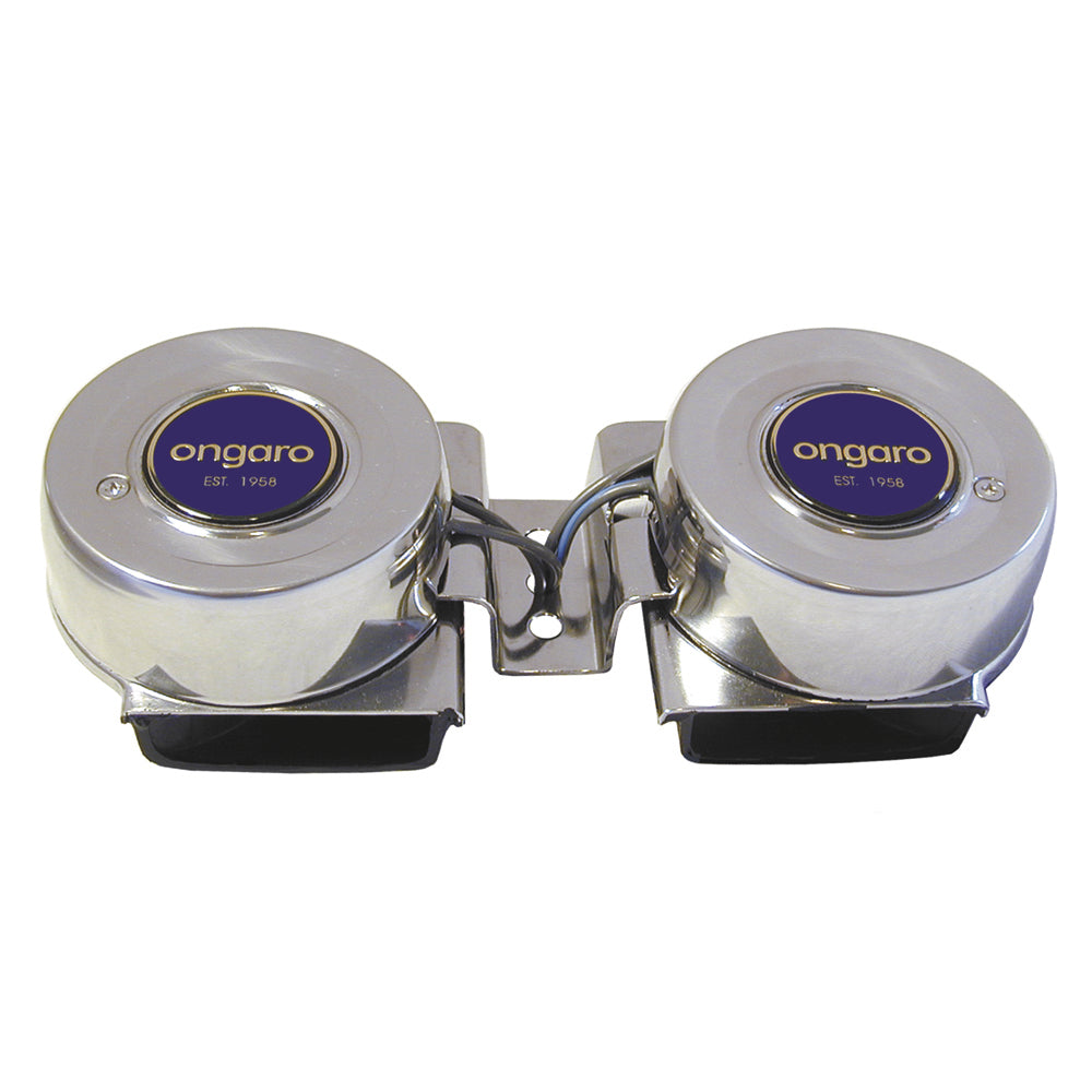 Schmitt Marine AllStainless Mini Compact Twin Horn  12V 10002