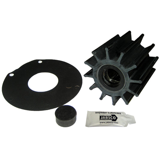 Jabsco Impeller Kit  12 Blade  Neoprene  3 Diameter  Plastic Insert  Double Flat Drive 173700001P
