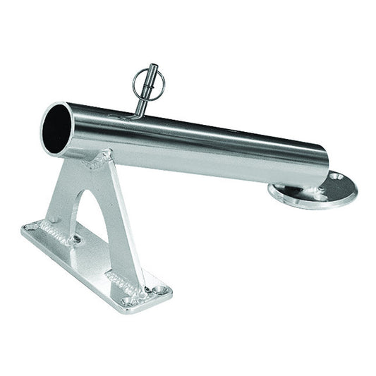 Rupp Fixed Mount Center Rigger Holder  Silver CA0002