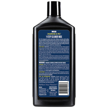 Meguiars 50 BoatRV Cleaner Wax  Liquid 16oz M5016