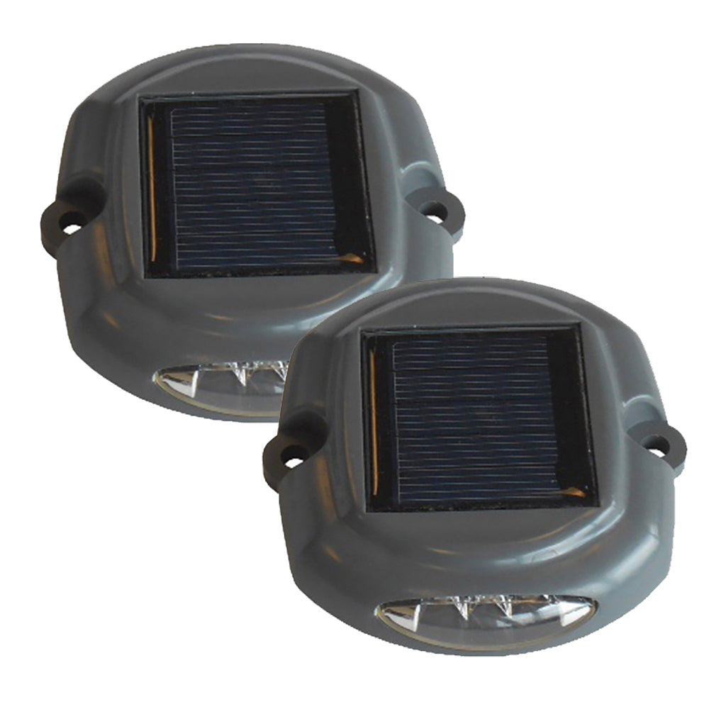 Dock Edge Docklite Solar Dock  Deck Light  2Pack DE96262F