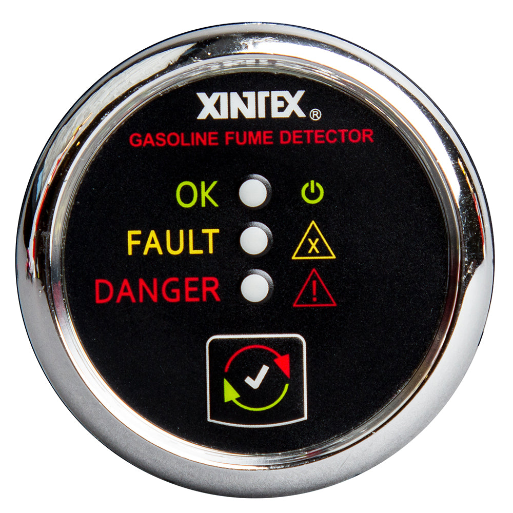 FireboyXintex Gasoline Fume Detector  Chrome Bezel  1224V  G1CR