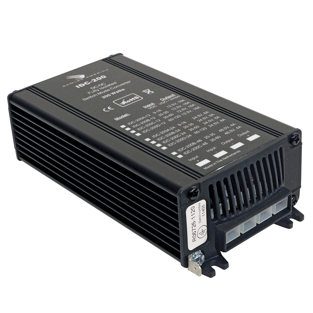 Samlex 200W Fully Isolated DCDC Converter  8A  3060V Input  24V Output IDC200C24