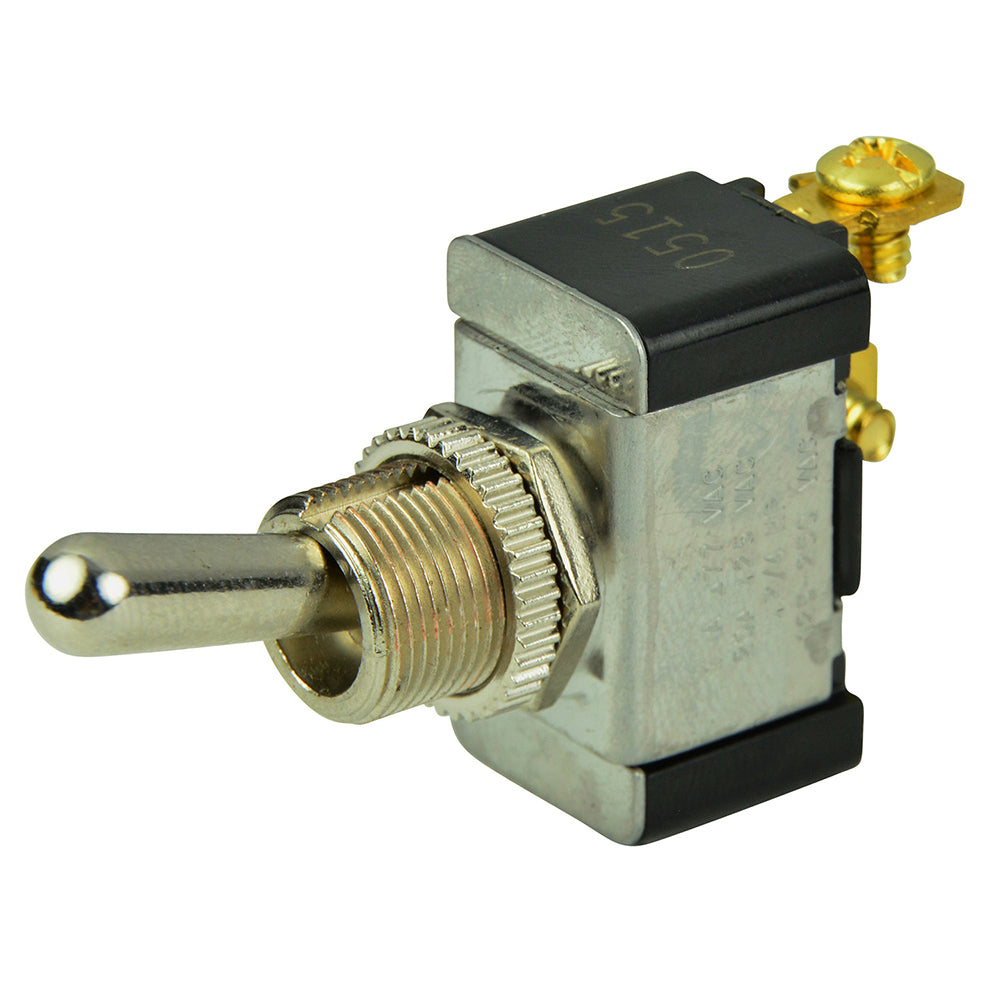 BEP SPST Chrome Plated Toggle Switch OFFON 1002002