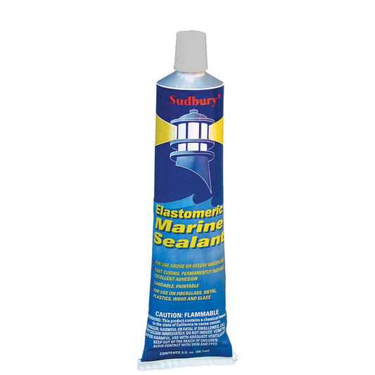 Sudbury Elastometric 3 oz 89ml Sealant Tube  Clear 321