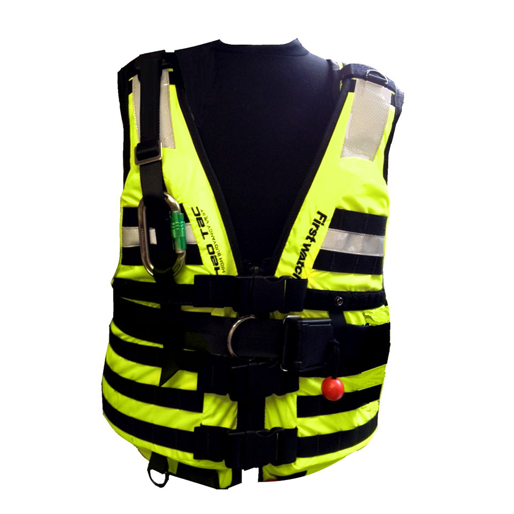 First Watch HBV100 High Buoyancy Rescue Vest  HiVis Yellow  Medium to XL  HBV100HVMXL