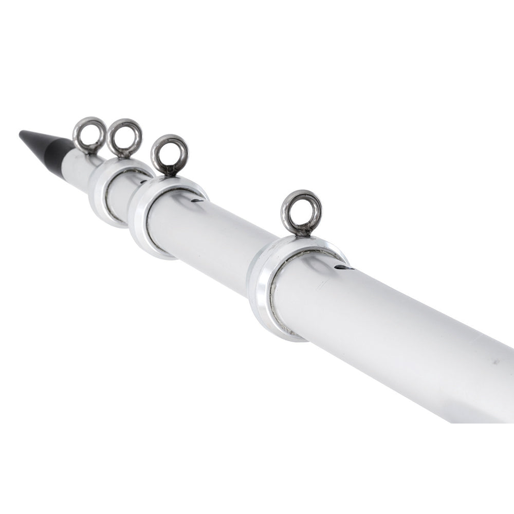 Tigress XD Telescoping Aluminum Outrigger Poles  15  118 OD Silver 88923