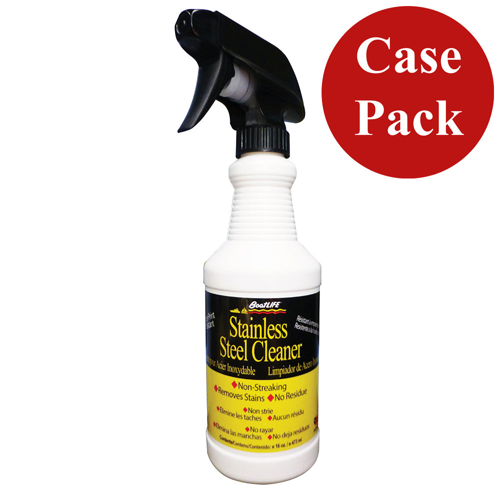 BoatLIFE Stainless Steel Cleaner  16oz Case of 12 1134CASE