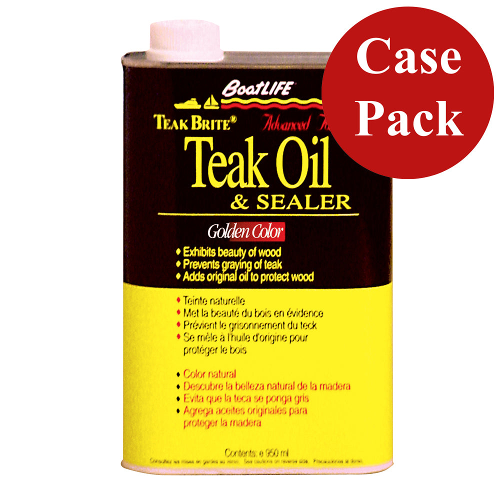 BoatLIFE Teak Brite Advanced Formula Teak Oil  32oz Case of 12 1188CASE