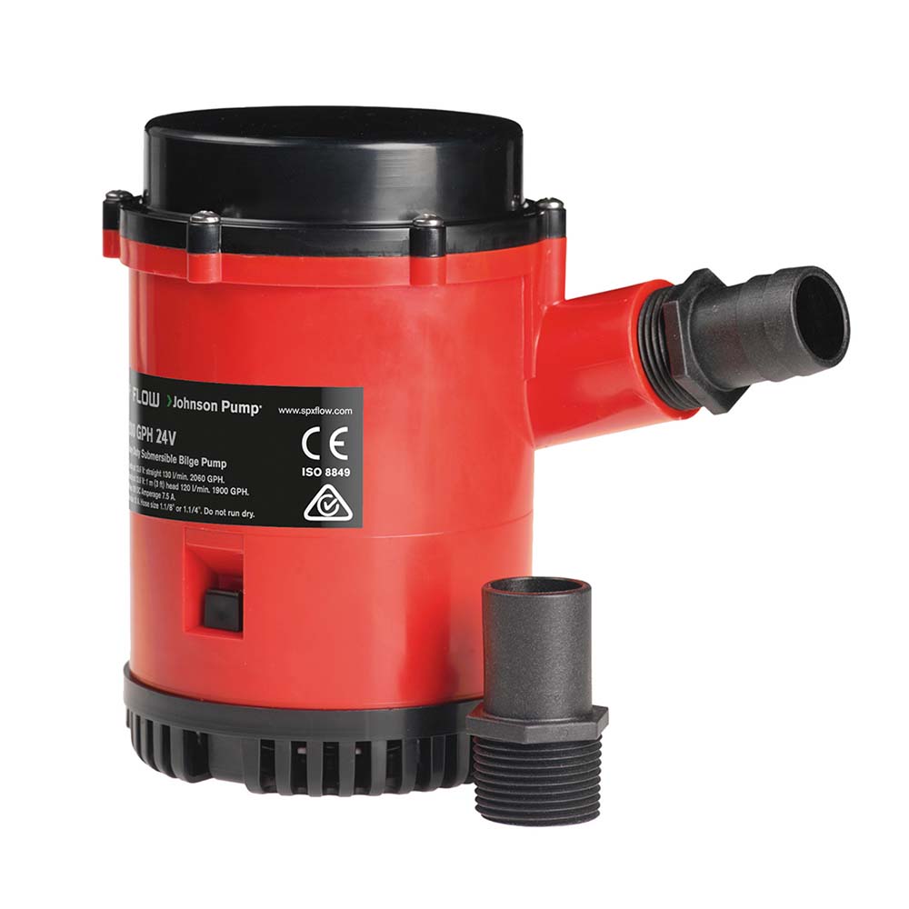 Johnson Pump Heavy Duty Bilge Pump 2200 GPH  24V 22084