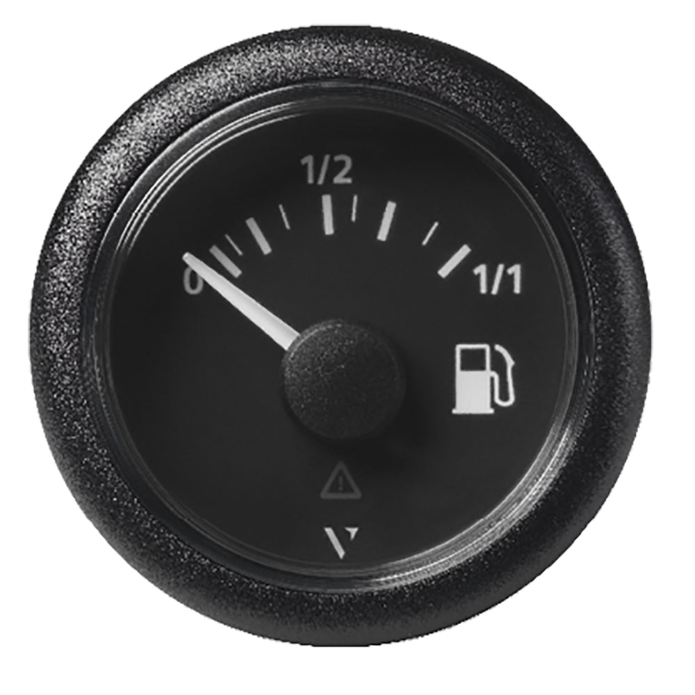 Veratron 52MM 2116 ViewLine Fuel Level Gauge 011  3 to 180 OHM  Black Dial  Round Bezel A2C59514082