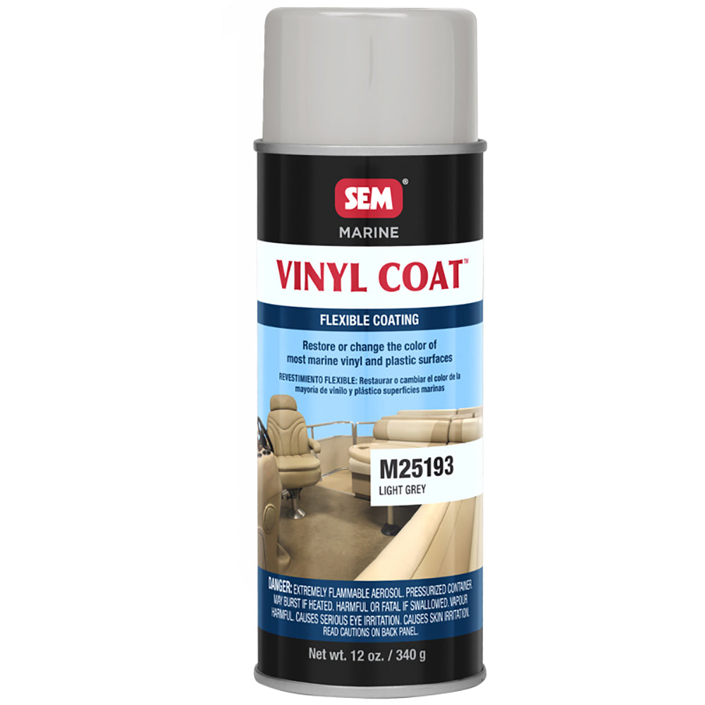 SEM Vinyl Coat  Light Grey  12oz M25193
