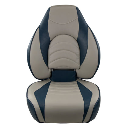 Springfield Fish Pro High Back Folding Seat  BlueGrey 10416311