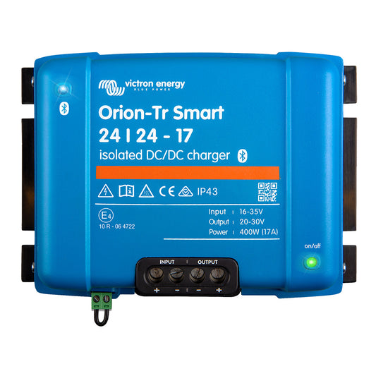 Victron OrionTR Smart Isolated DCDC Converter  24 VDC to 24 VDC  400W  17AMP ORI242440120