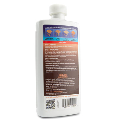 Whitecap Premium Teak Brightener  16oz TK91000