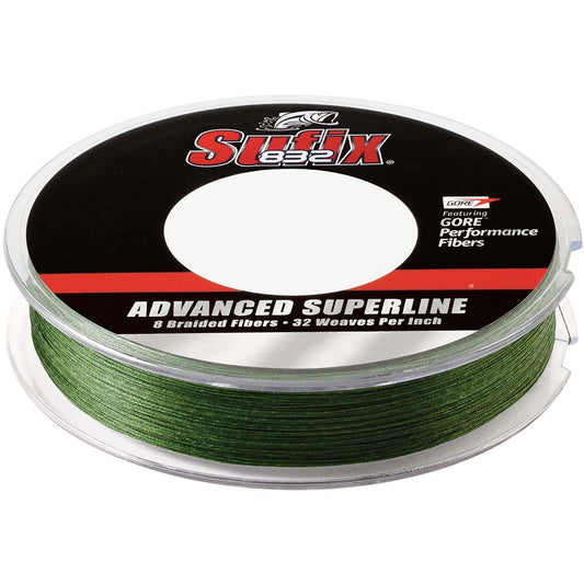 Sufix 832 Advanced Superline Braid  20lb  LowVis Green  150 yds 660020G