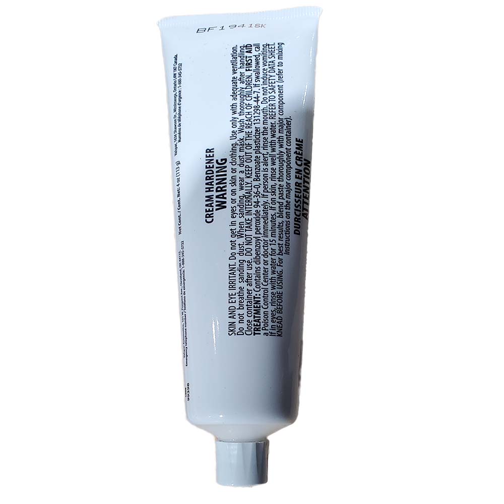 Sika BPO Cream Hardener White 1oz Tube Resin Required 638137