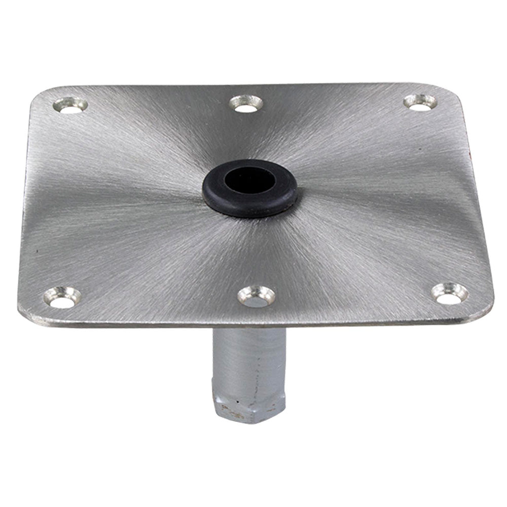 Springfield KingPin 7 x 7 Stainless Steel Square Base Threaded 1630001