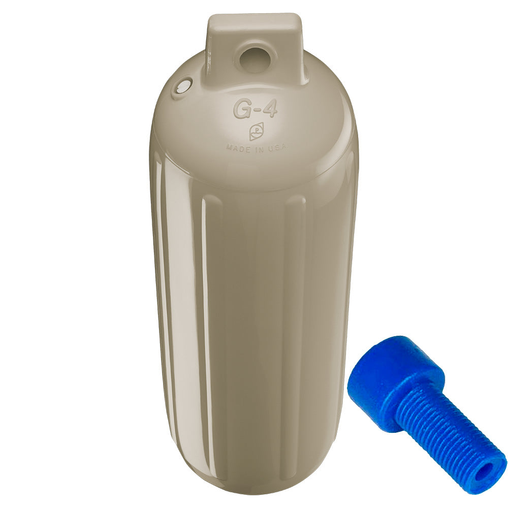 Polyform G4 Twin Eye Fender 65 x 22  Sand wAdapter  G4 SAND WAIR ADAPTER