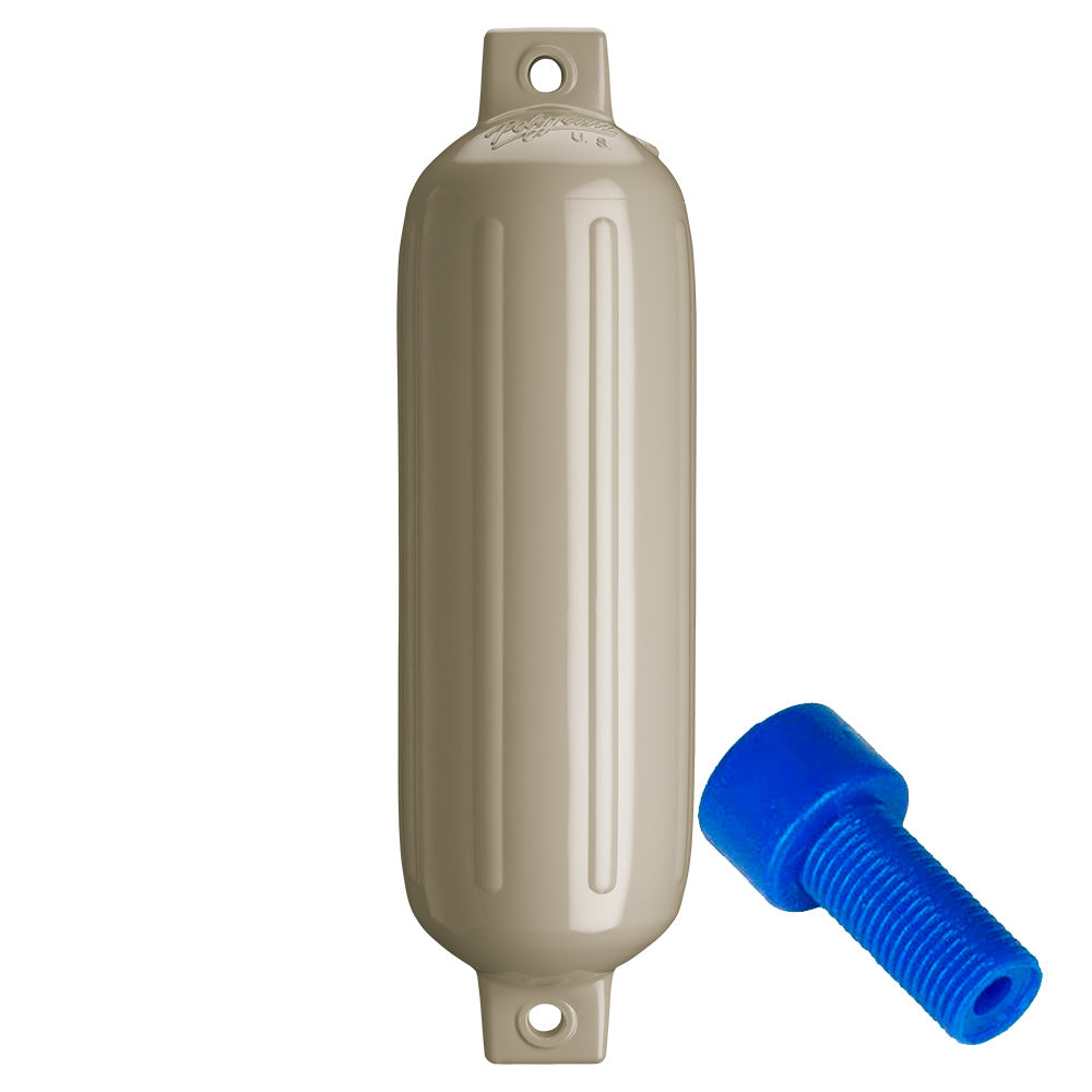 Polyform G4 Twin Eye Fender 65 x 22  Sand wAdapter  G4 SAND WAIR ADAPTER