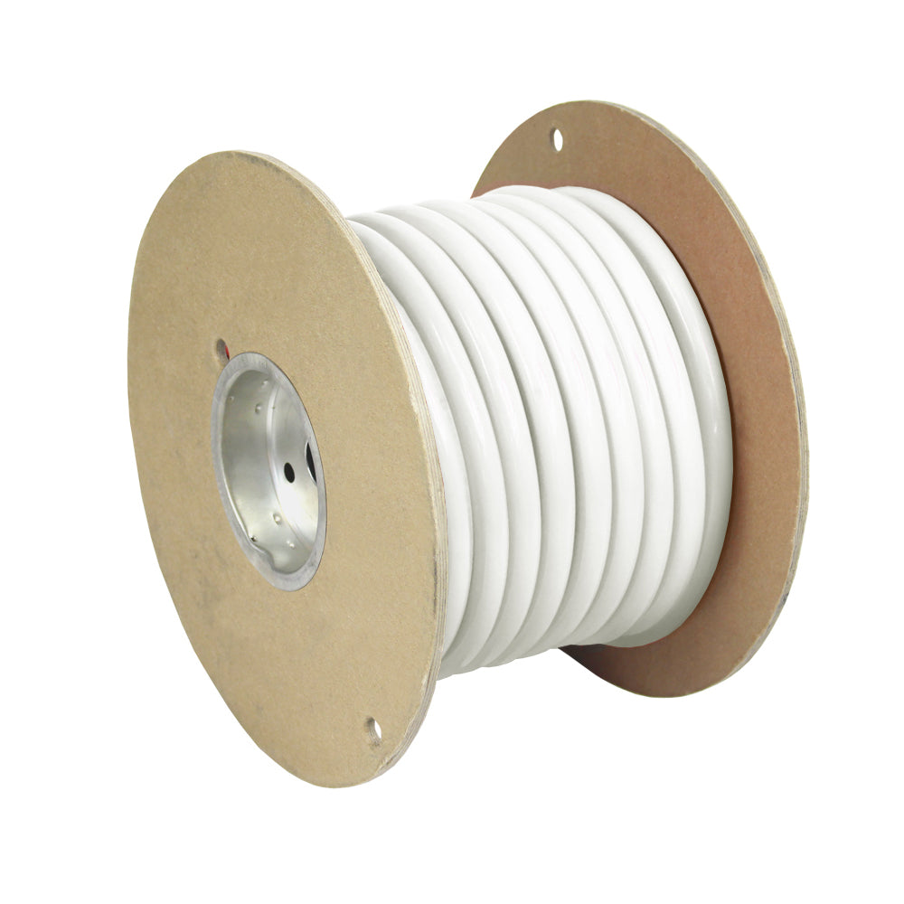 Pacer White 6 AWG Battery Cable  50  WUL6WH50
