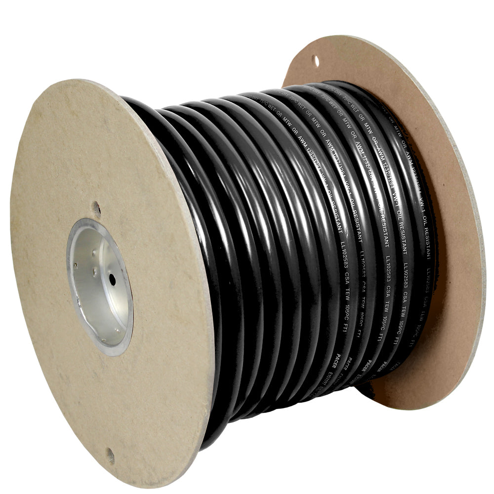 Pacer Black 4 AWG Battery Cable  100  WUL4BK100