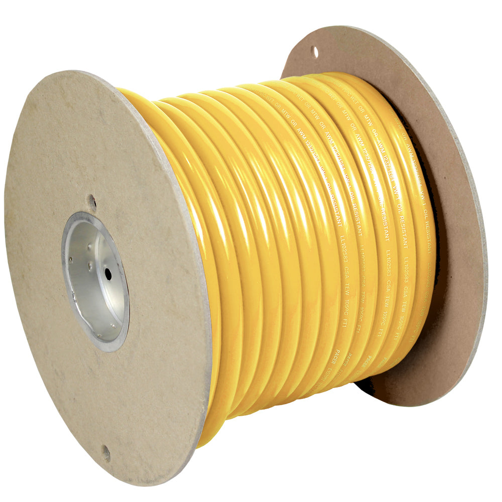 Pacer Yellow 4 AWG Battery Cable  100  WUL4YL100