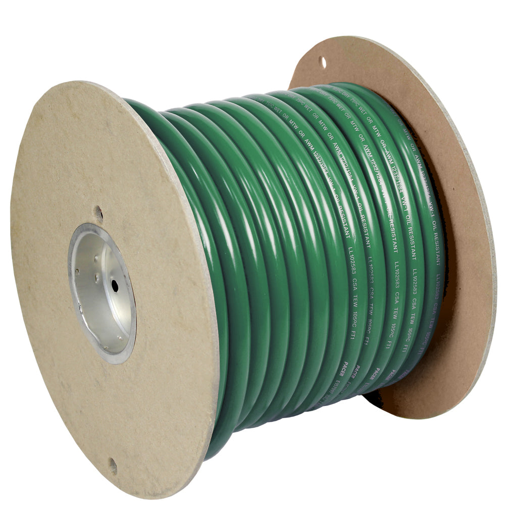 Pacer Green 4 AWG Battery Cable  100  WUL4GN100