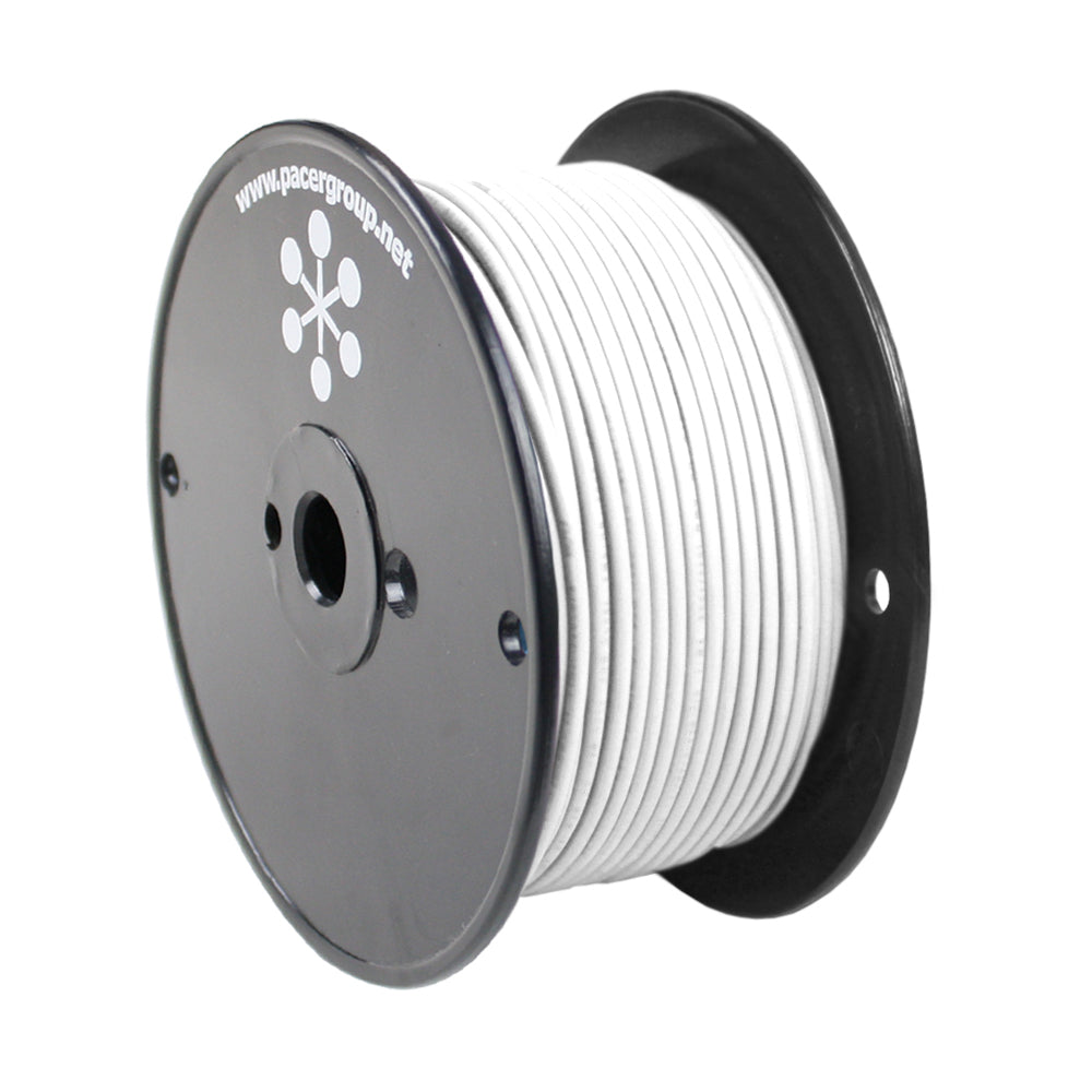 Pacer White 18 AWG Primary Wire  250  WUL18WH250
