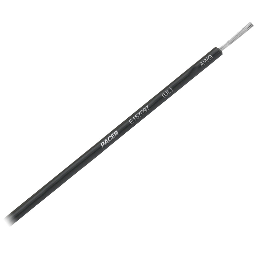 Pacer Black 16 AWG Primary Wire  25  WUL16BK25