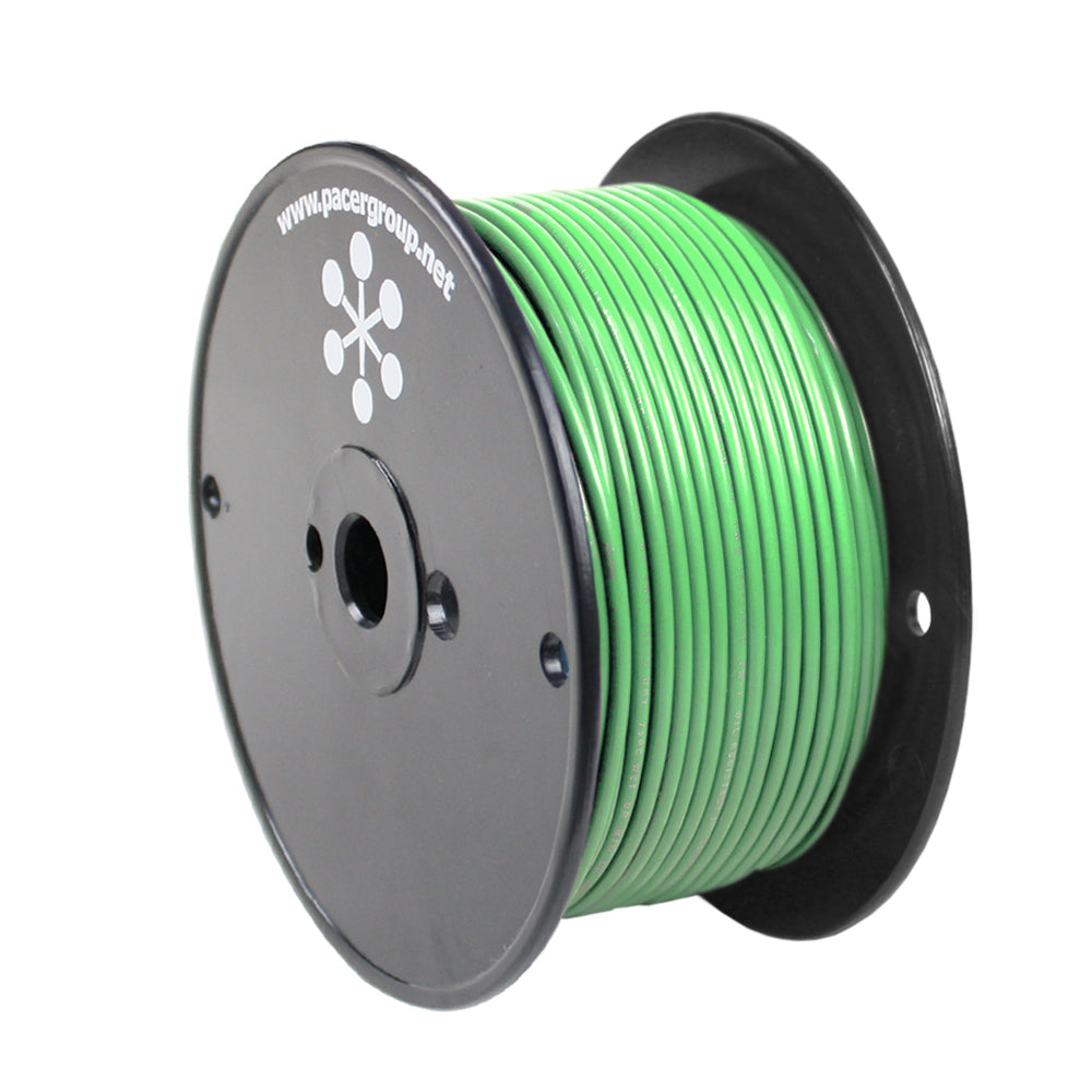 Pacer Light Green 16 AWG Primary Wire  250  WUL16LG250