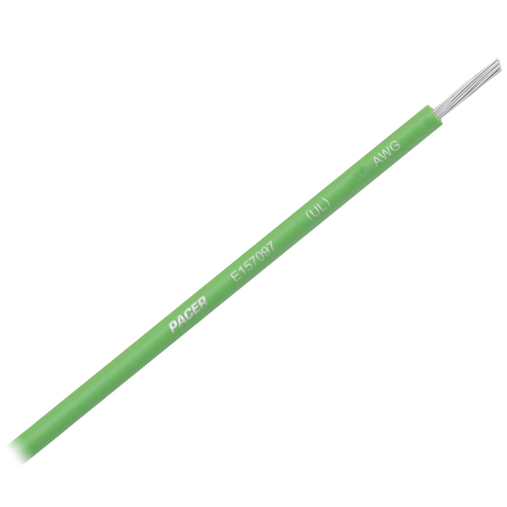 Pacer Light Green 14 AWG Primary Wire  25  WUL14LG25