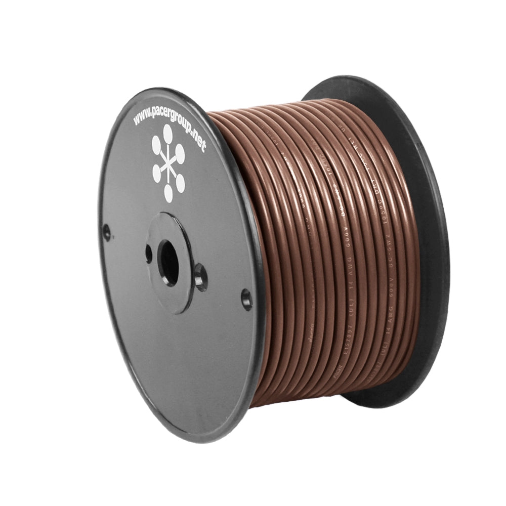 Pacer Brown 10 AWG Primary Wire  100  WUL10BR100