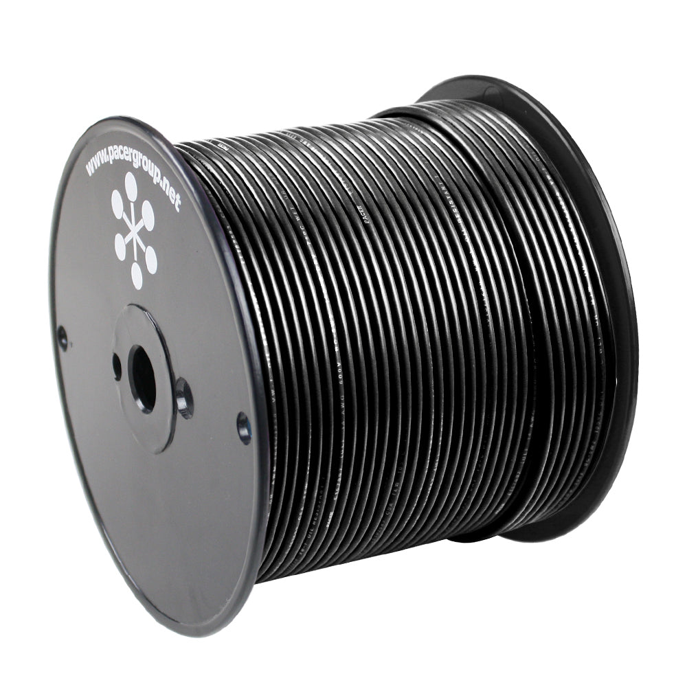 Pacer Black 10 AWG Primary Wire  500  WUL10BK500