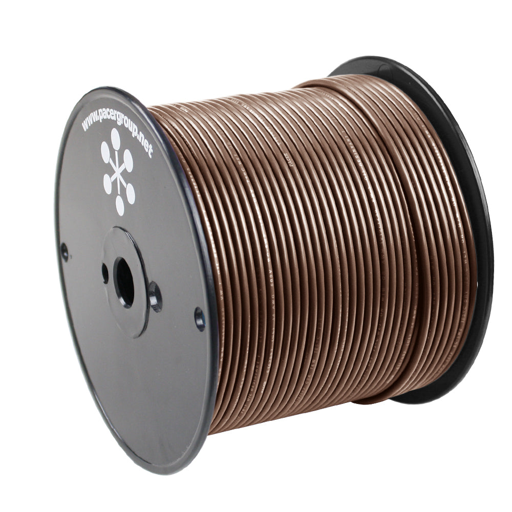 Pacer Brown 10 AWG Primary Wire  500  WUL10BR500