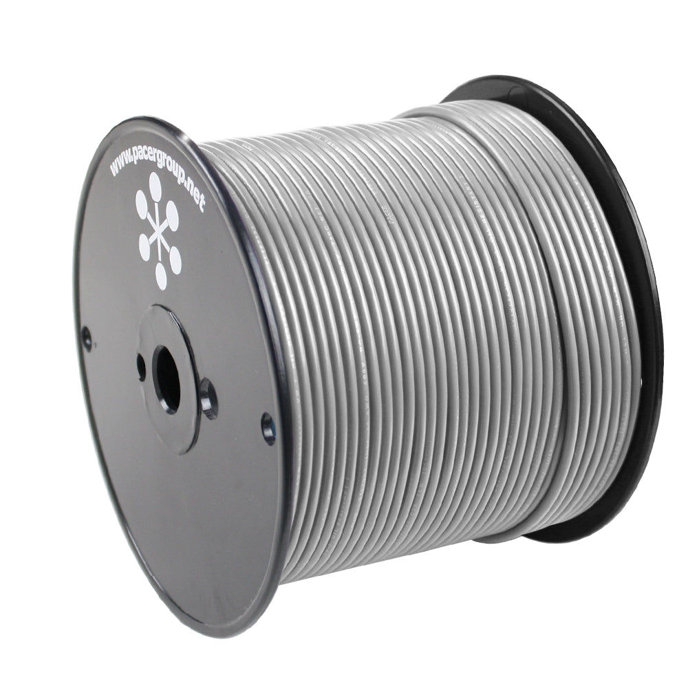 Pacer Grey 10 AWG Primary Wire  500  WUL10GY500