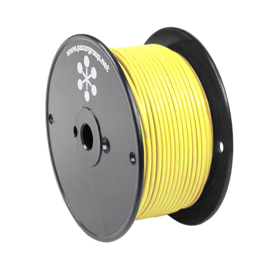 Pacer Yellow 8 AWG Primary Wire  250  WUL8YL250